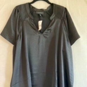 Lane Bryant black blouse, Size 24, NWT